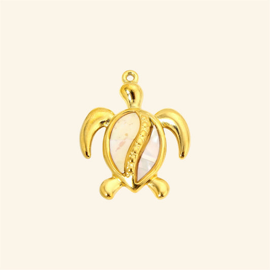 Tortue dorée nacrée