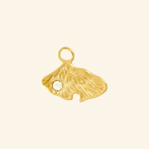 Grigri coquillage à strass