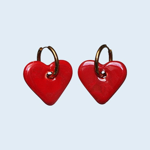 Boucles d'oreilles Coeur