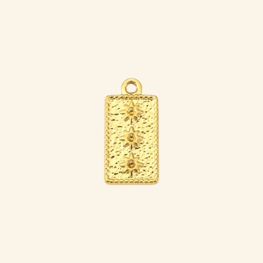 Grigri médaille rectangulaire