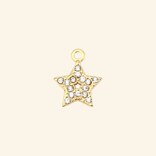 Grigri étoile à strass