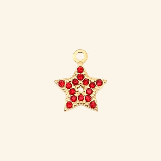 Grigri étoile à strass